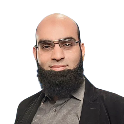 Portrait of Faisal Zafar, Founder & CEO of Digital Konnecter Systems, against a neutral background About DKS
